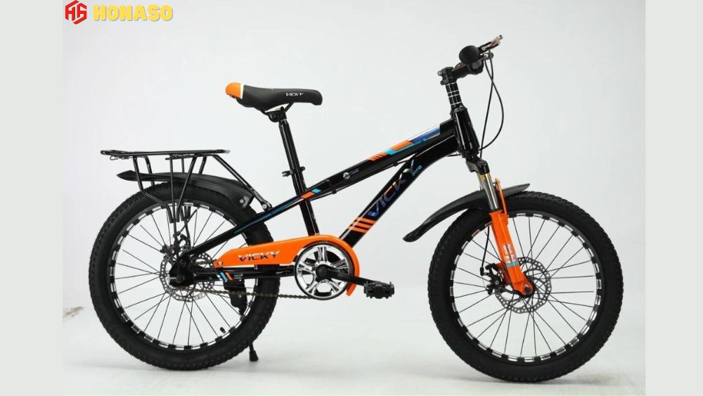 Xe đạp trẻ em bánh 20 VICKY X20 màu cam