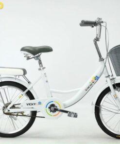 Xe đạp trẻ em mini bánh 18 VICKY XG18 màu trắng