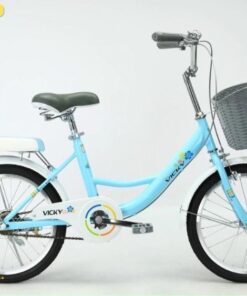 Xe đạp trẻ em mini bánh 18 VICKY XG18 màu xanh ngọc