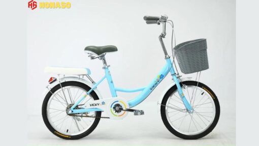 Xe đạp trẻ em mini bánh 18 VICKY XG18 màu xanh ngọc