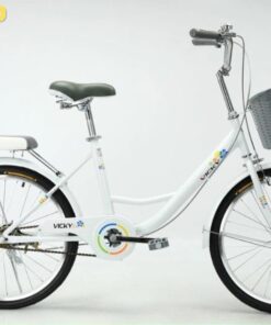 Xe đạp trẻ em mini bánh 22 VICKY XG22 màu trắng