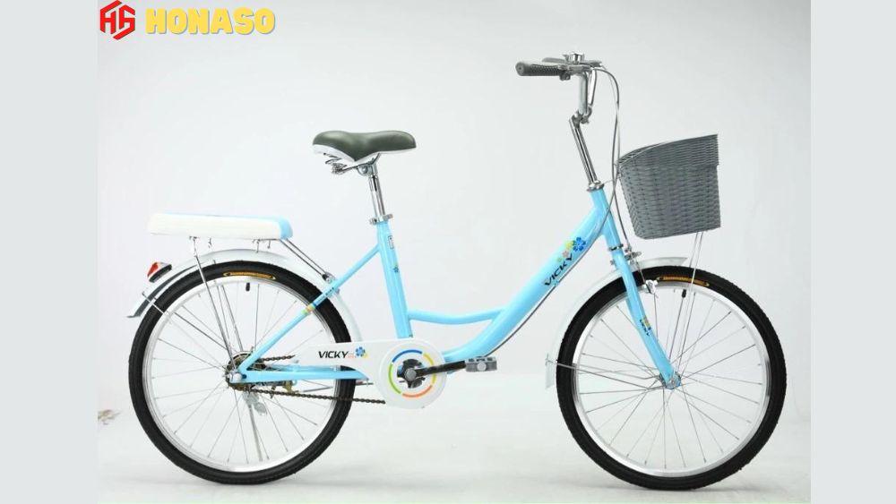 Xe đạp trẻ em mini bánh 22 VICKY XG22 màu xanh ngọc