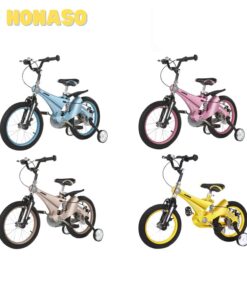 Mẫu xe đạp trẻ em Jianer J1 năng động với nhiều màu sắc xanh, hồng, nâu và vàng - 2