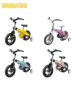 Mẫu xe đạp trẻ em Jianer S9 4 màu cực nổi bật xanh, hồng, nâu và vàng - 1