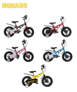 Mẫu xe đạp trẻ em LanQ 46 cá tính với nhiều màu sắc đa dạng đỏ, đen, xanh, hồng và vàng - 1