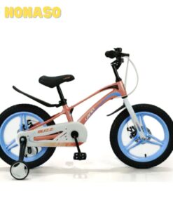 Mẫu xe đạp trẻ em LanQ 81G đủ 4 màu xanh, hồng, đỏ và ghi - 3