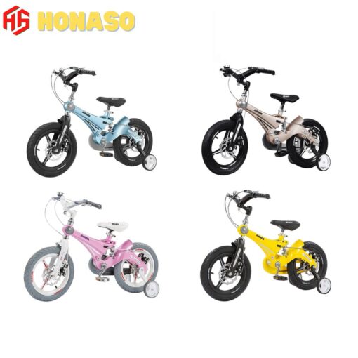 Xe đạp trẻ em Jianer J9 cá tính với 5 màu sắc xanh, hồng, nâu và vàng cực bắt mắt - 2
