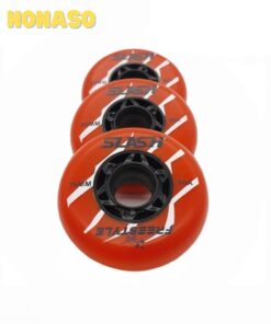 Bánh xe giày Patin Freestyle Slash màu đỏ với họa tiết hình tia chớp lạ mắt
