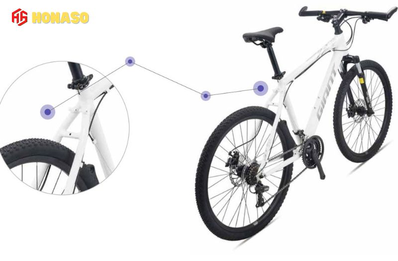 Xe đạp giant ATX 620 bản 2023 hệ thống khung xe